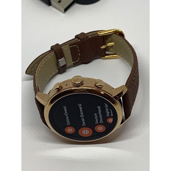 Fossil Gen 4 Authentic Digital Dial Smart Watch Custom Band FTW6031 QT312 - Picture 8 of 12